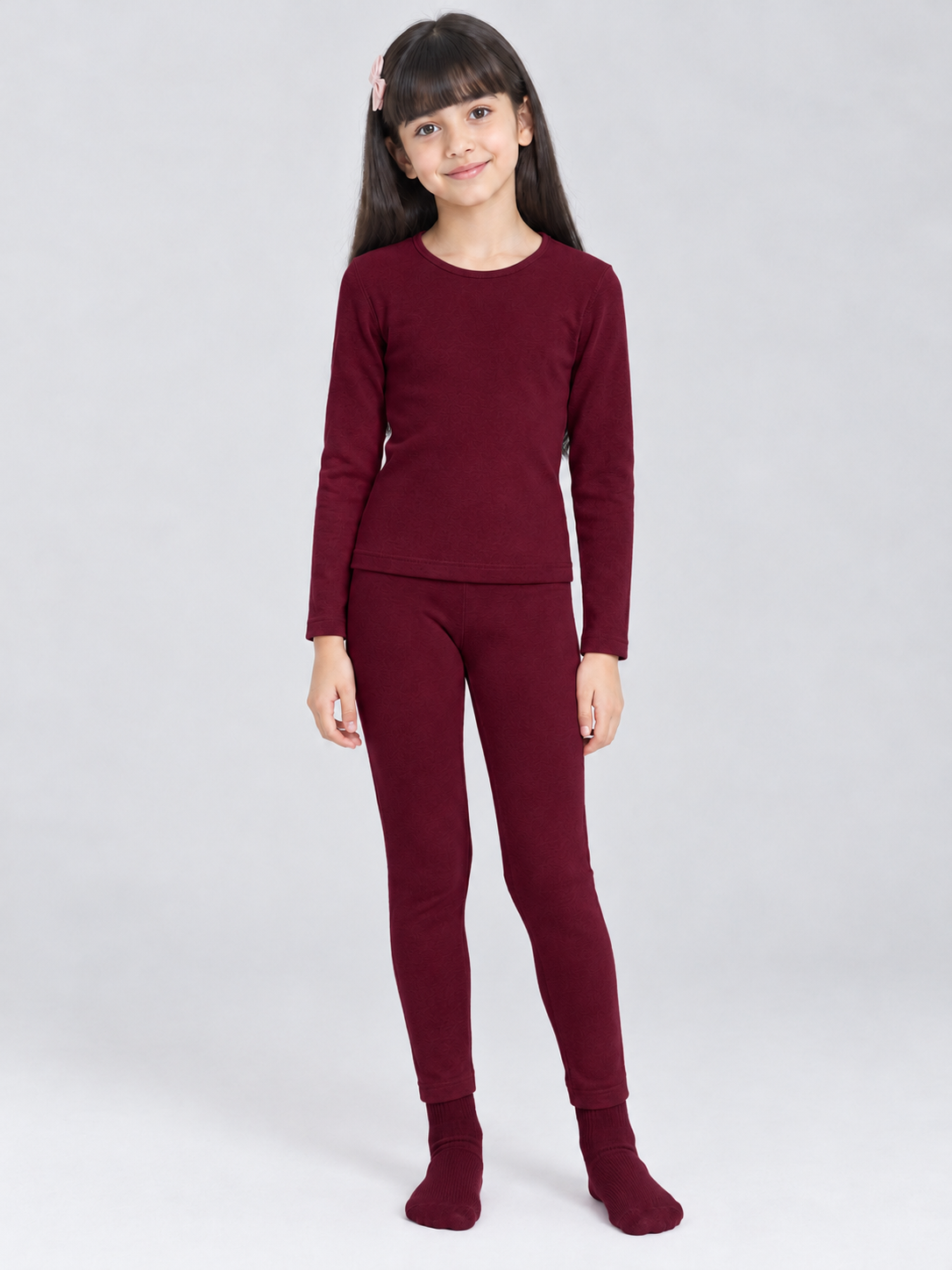 Parent-Child Matching German Velvet Thermal Underwear Set - 图片 15