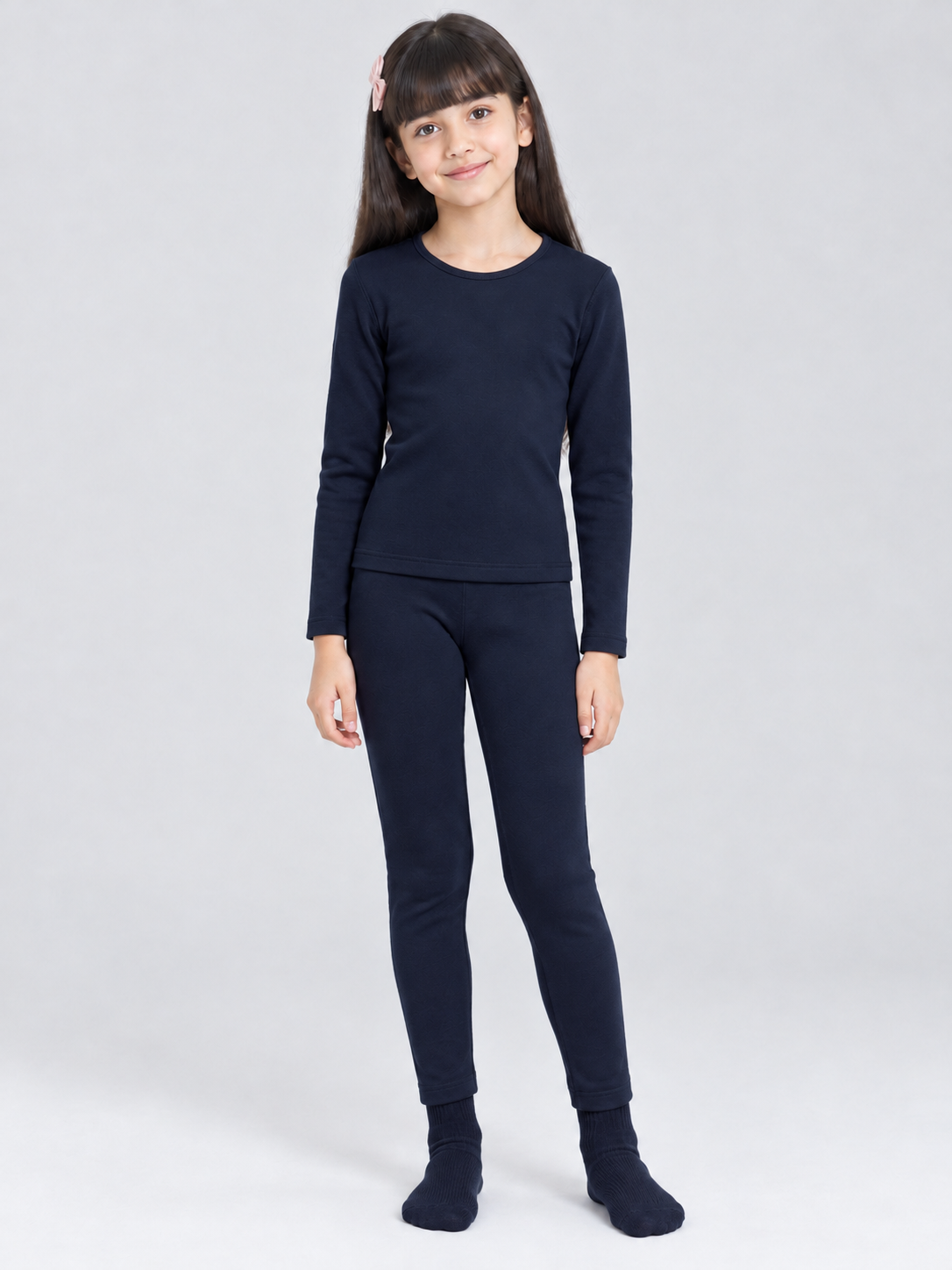 Parent-Child Matching German Velvet Thermal Underwear Set - 图片 11