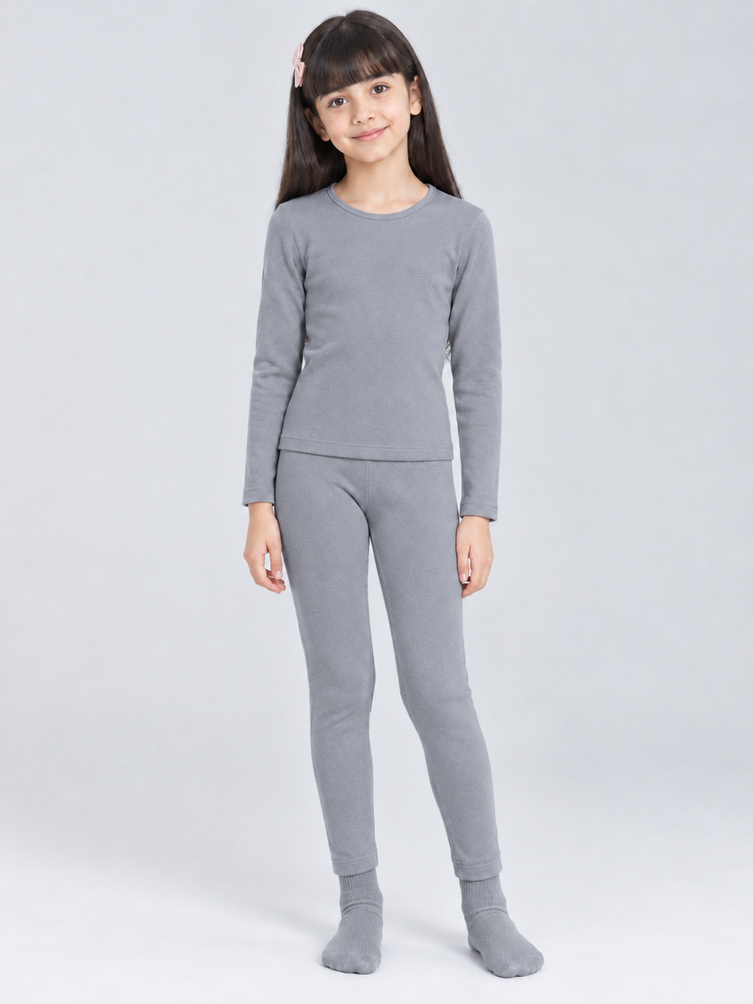 Parent-Child Matching German Velvet Thermal Underwear Set - 图片 9