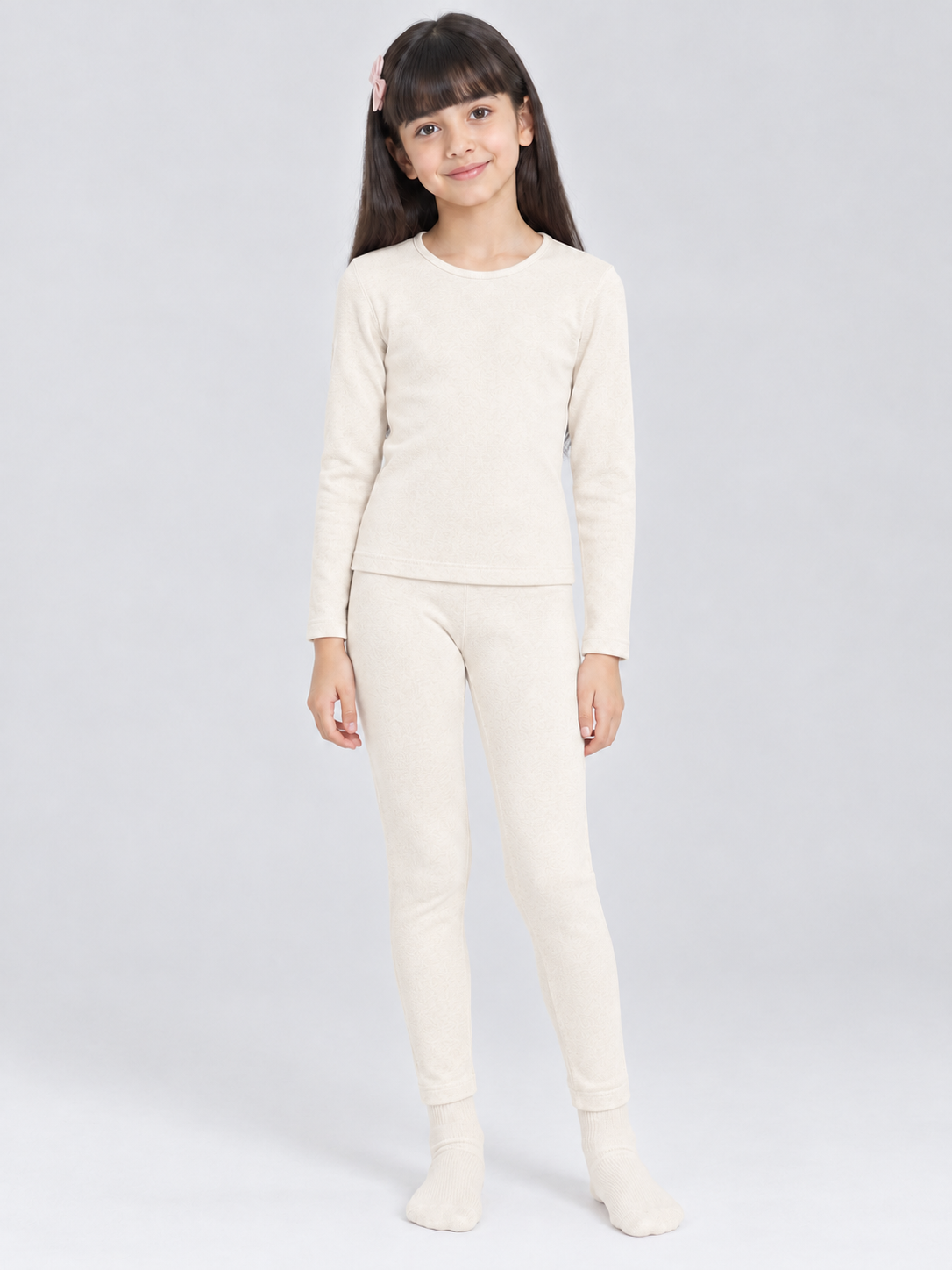 Parent-Child Matching German Velvet Thermal Underwear Set - 图片 13