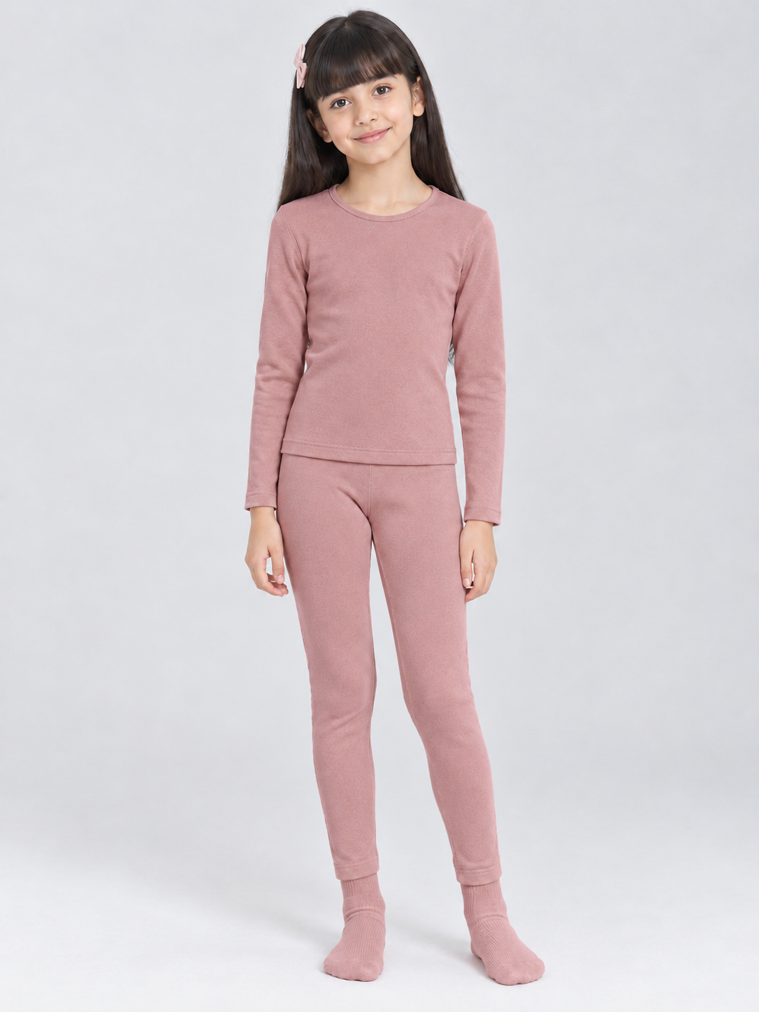 Parent-Child Matching German Velvet Thermal Underwear Set - 图片 6