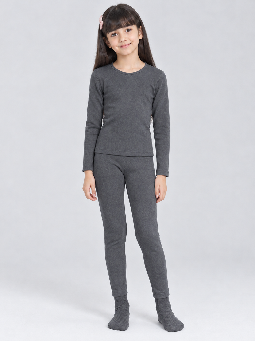Parent-Child Matching German Velvet Thermal Underwear Set - 图片 10