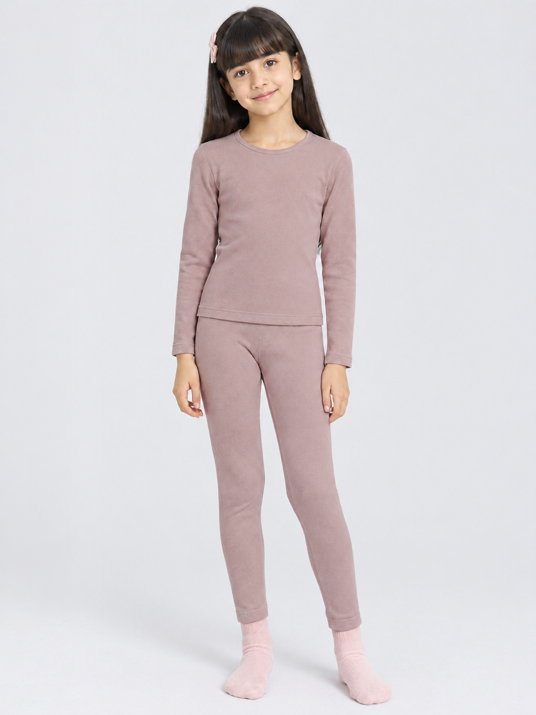 Parent-Child Matching German Velvet Thermal Underwear Set
