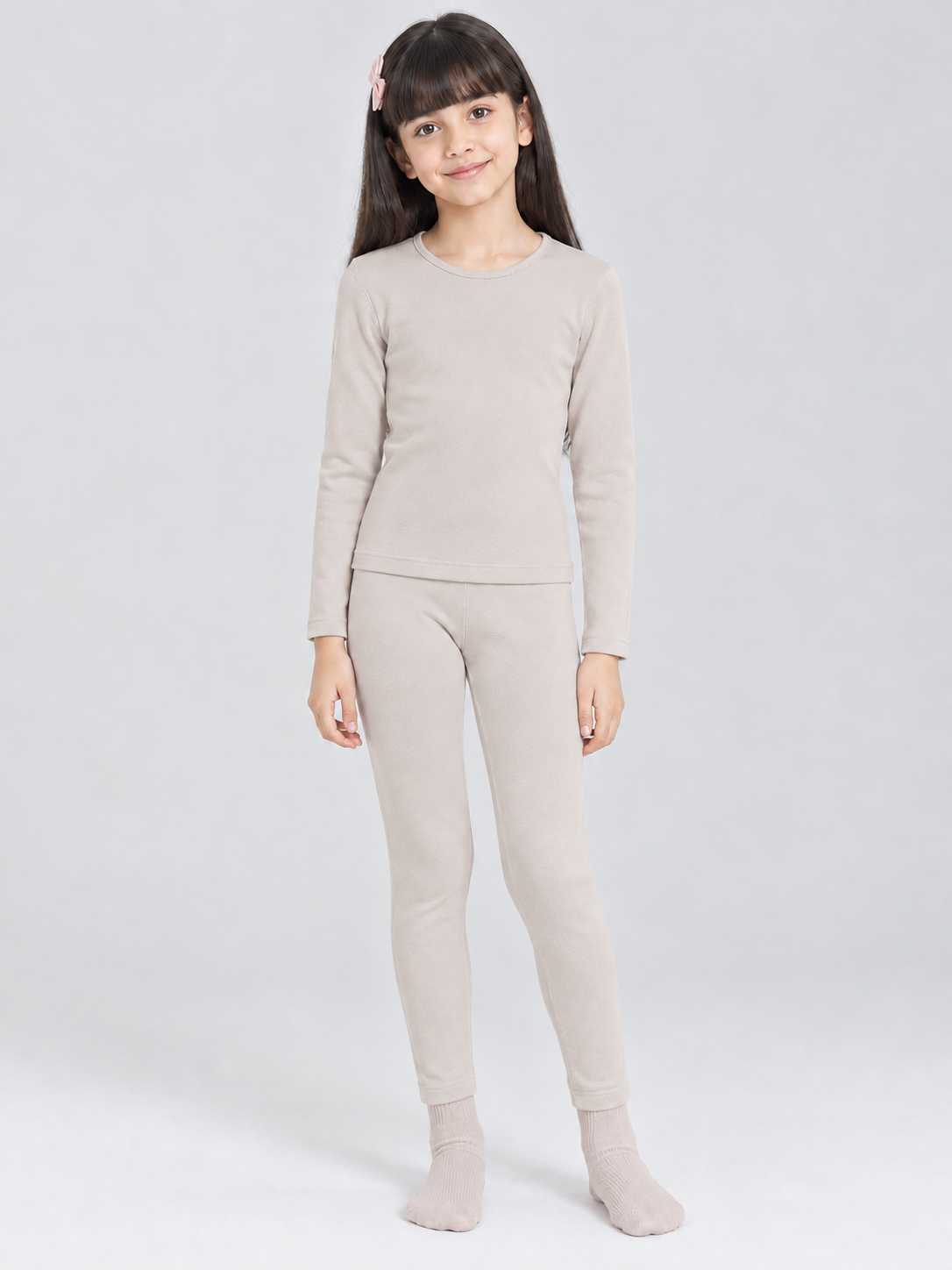 Parent-Child Matching German Velvet Thermal Underwear Set - 图片 5