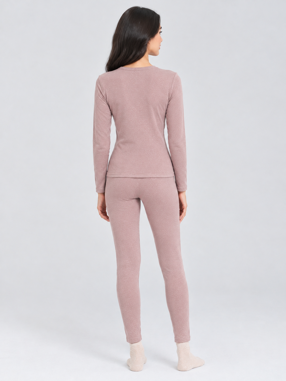Parent-Child Matching German Velvet Thermal Underwear Set - 图片 4